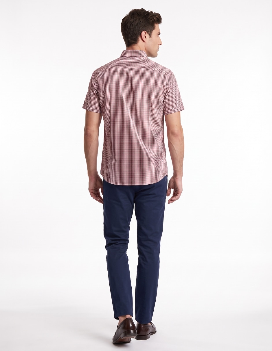 Camisa casual de algodón manga larga para hombre 2