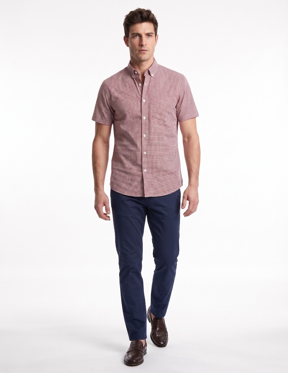Camisa casual de algodón manga larga para hombre 3