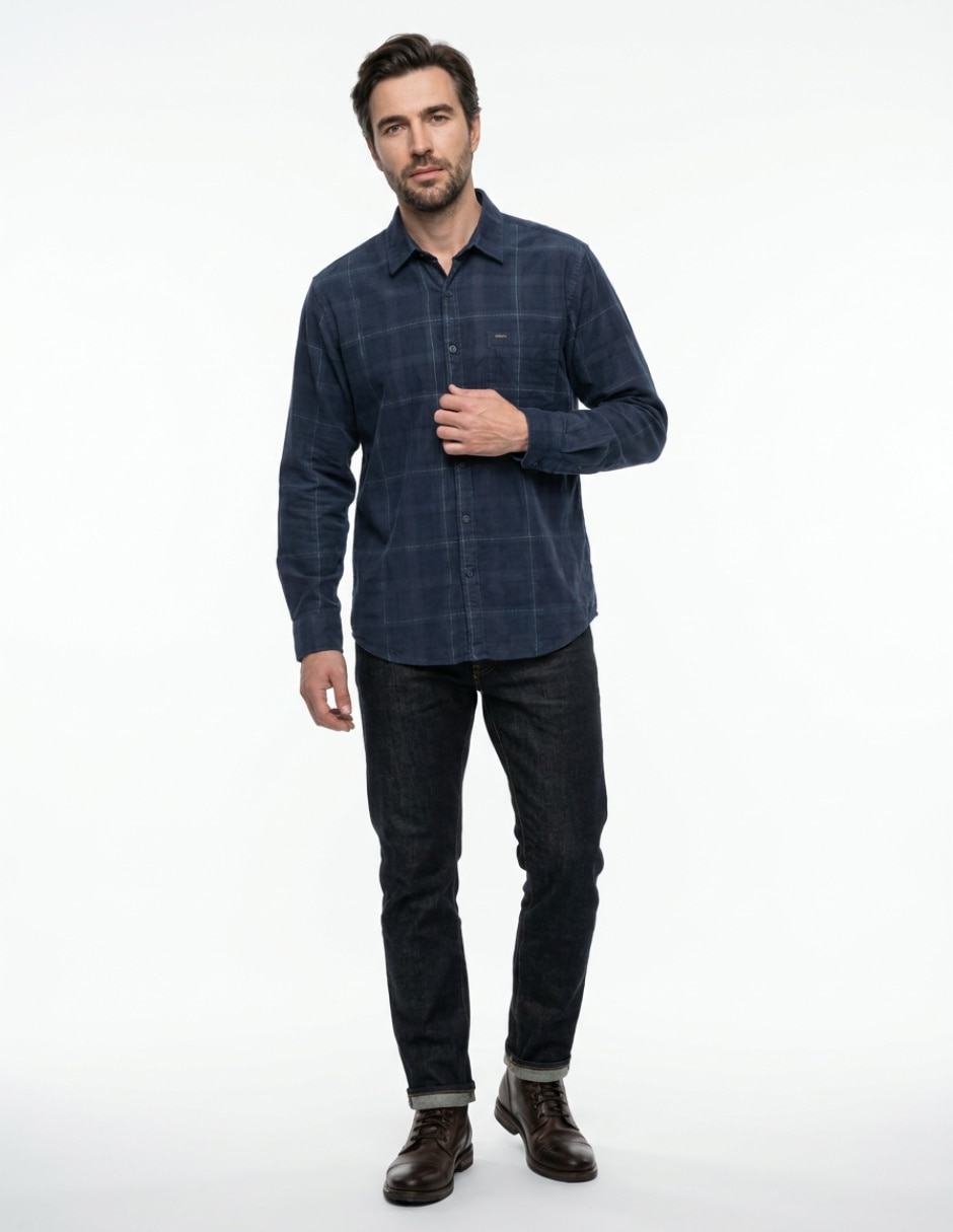Camisa de pana para hombre 3