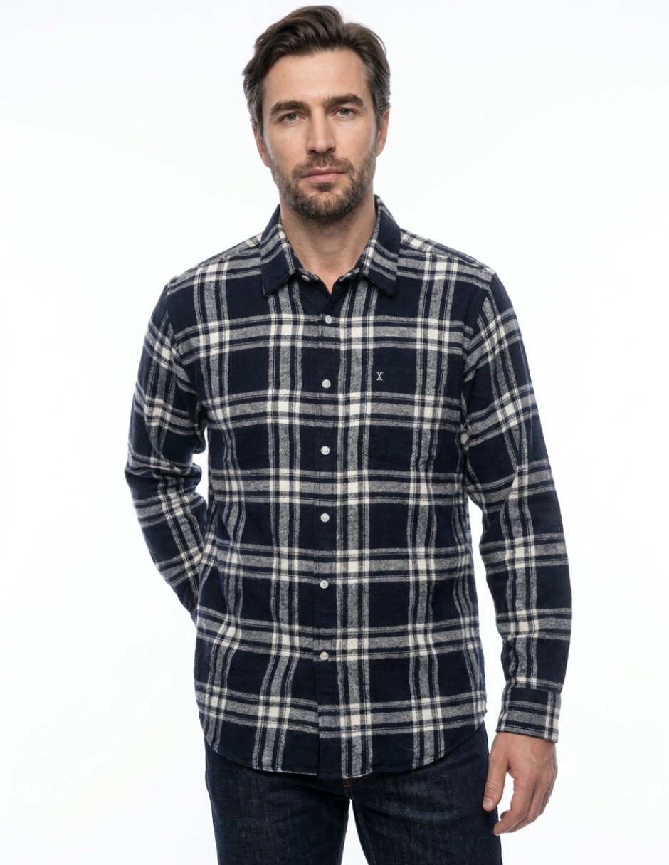 Camisa casual manga larga para hombre Camisa casual manga larga para hombre