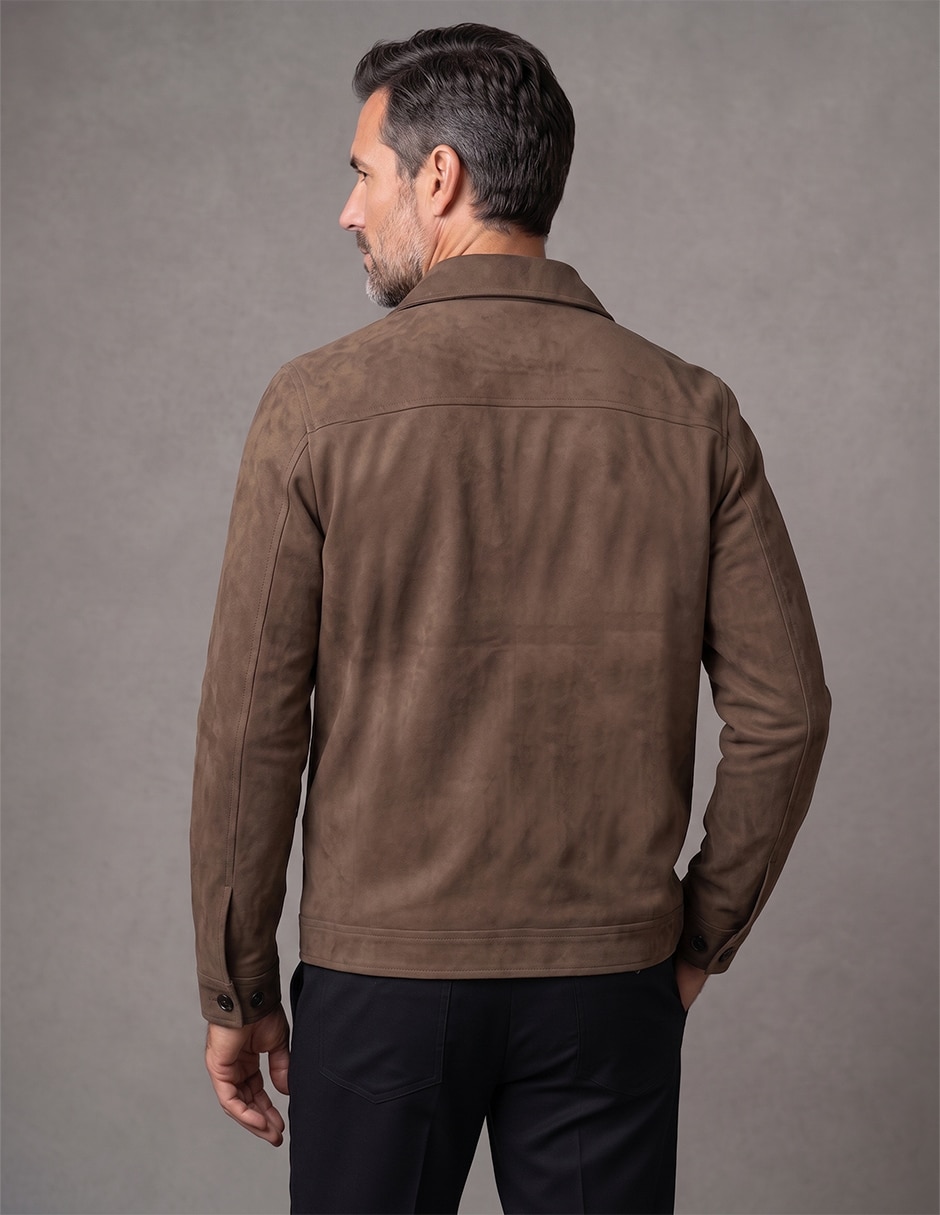 Chamarra casual con bolsillos para hombre 3