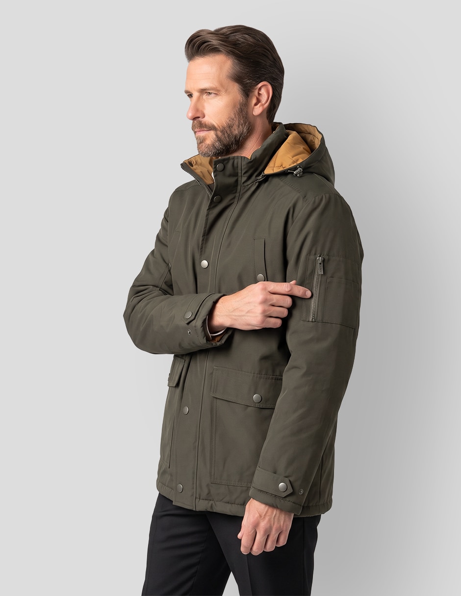 Chamarra cazadora reversible para hombre 2