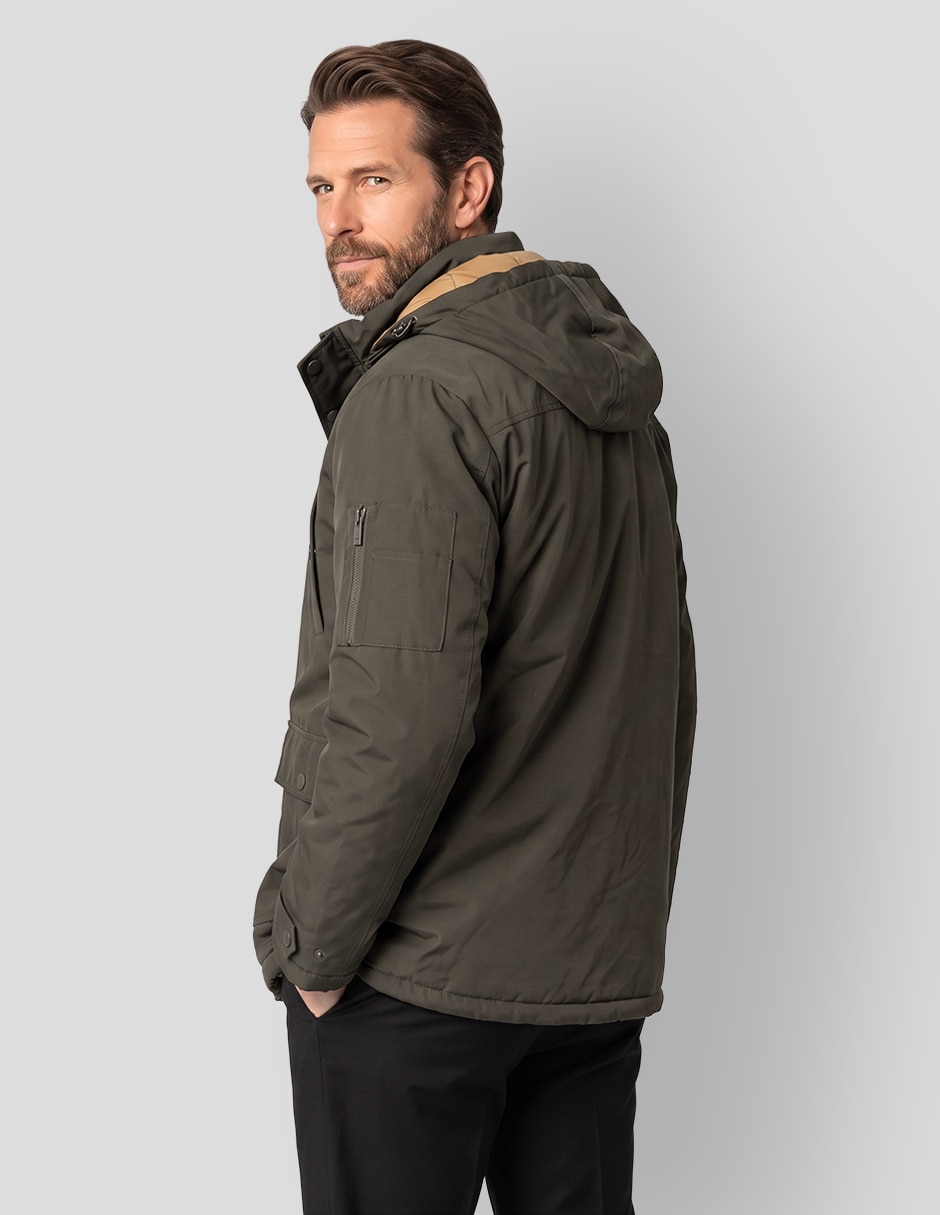 Chamarra cazadora reversible para hombre 3
