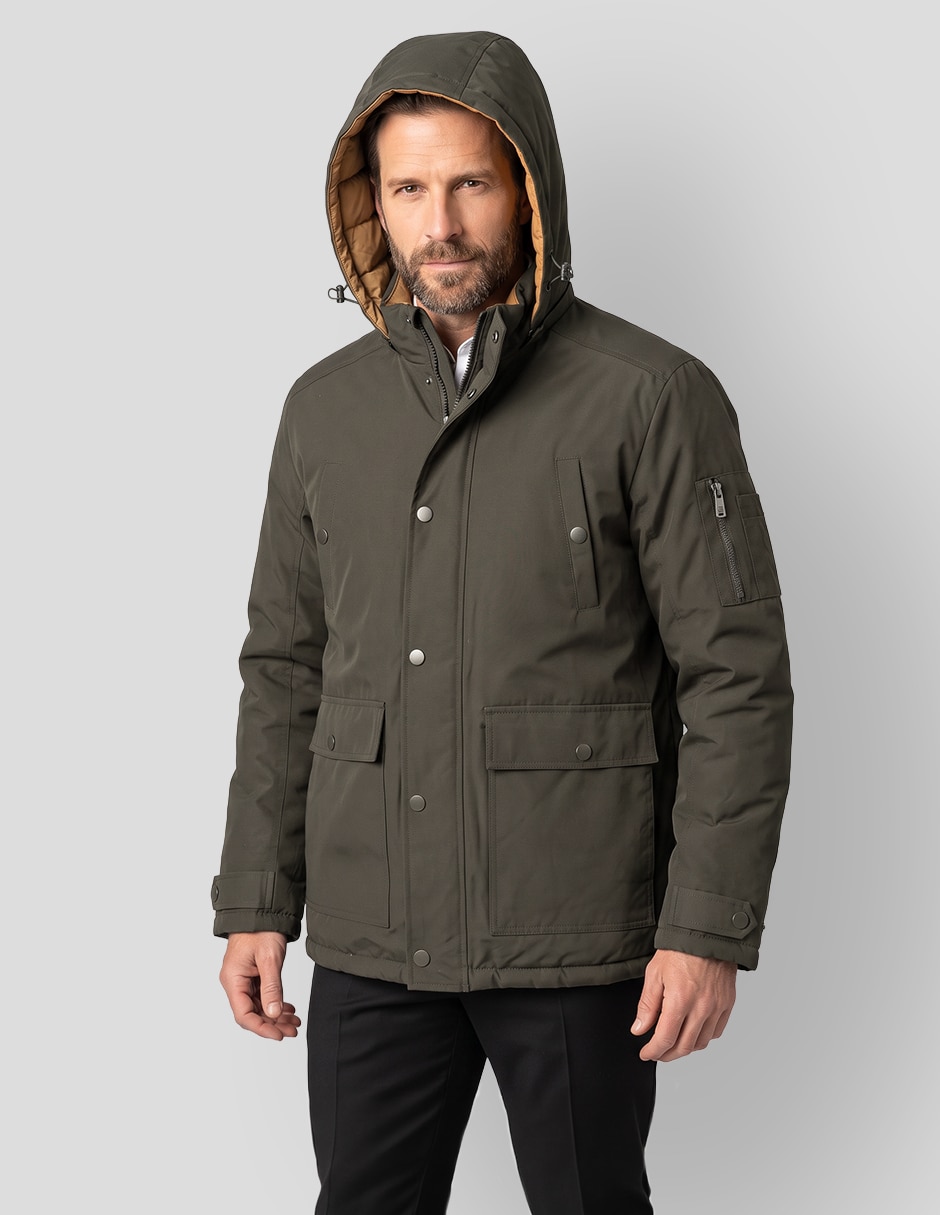 Chamarra cazadora reversible para hombre 5