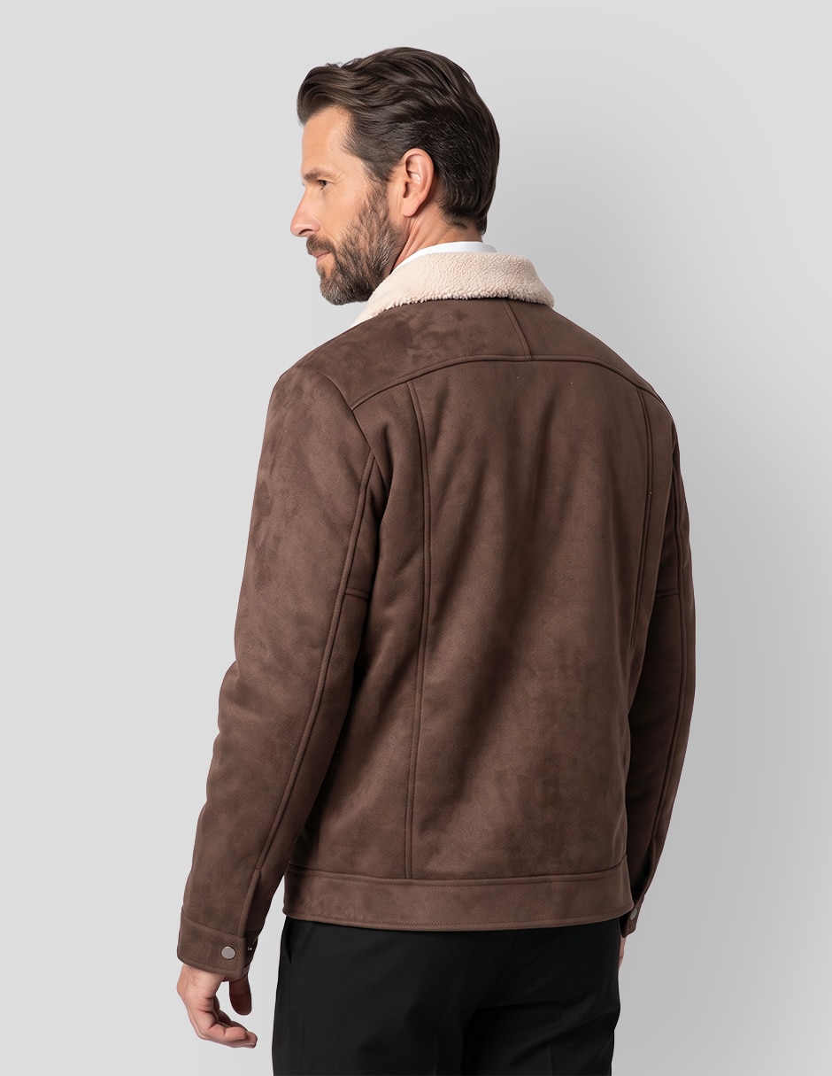 Chamarra casual con bolsillos para hombre 3