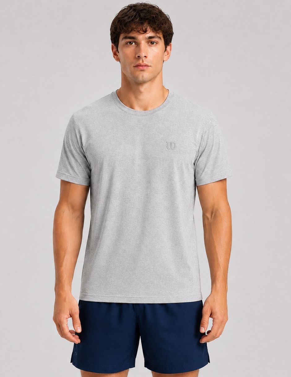 Playera cuello redondo para hombre