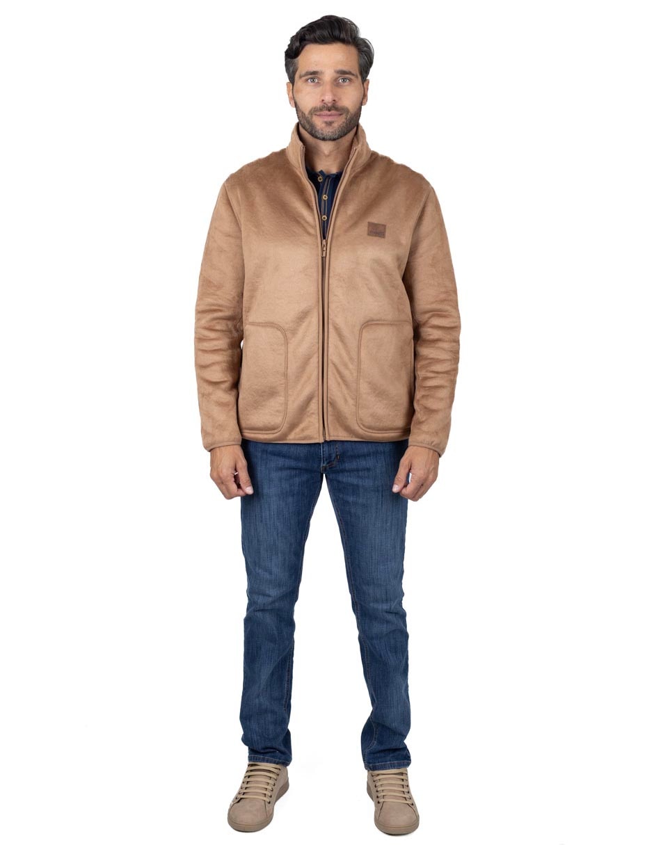 Chamarra casual con bolsillos para hombre 2