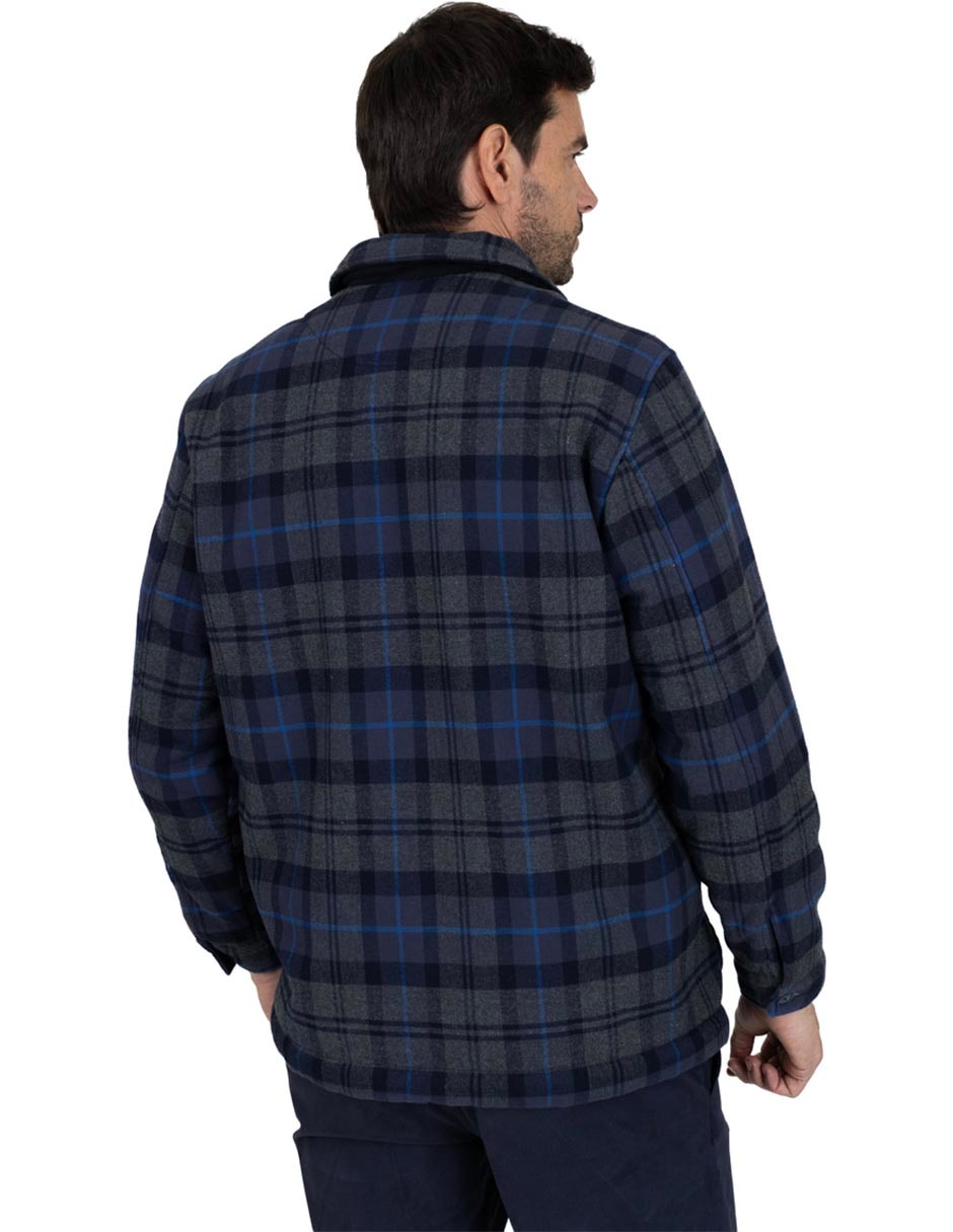 Chamarra casual con bolsillos para hombre 3