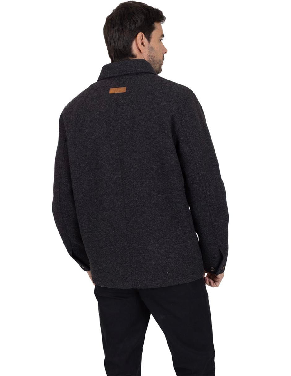 Chamarra casual con bolsillos para hombre 2