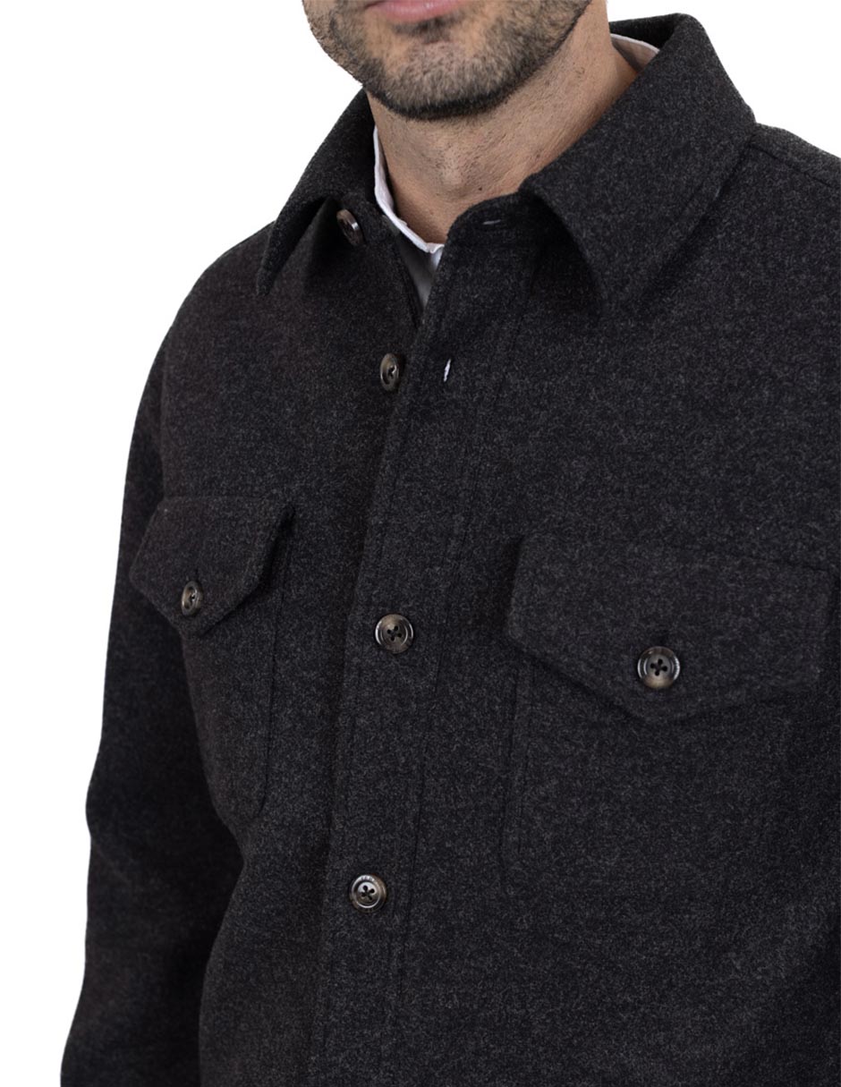 Chamarra casual con bolsillos para hombre 3