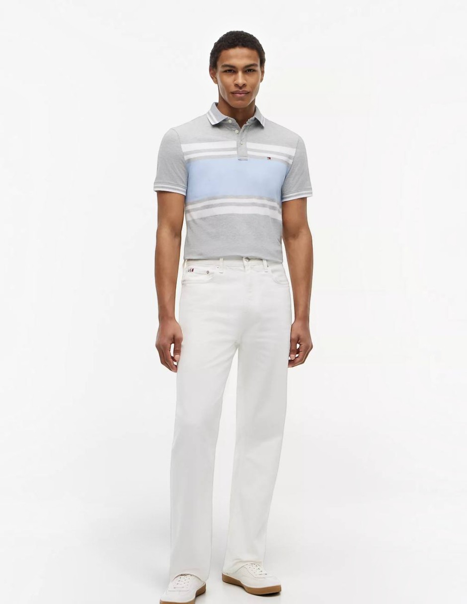 Playera tipo polo polo casual para hombre 4