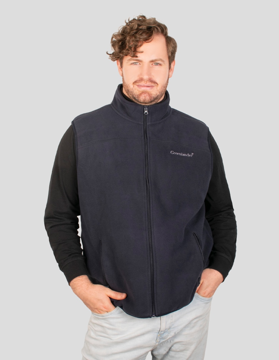 Chaleco polar fleece con bolsillos para hombre Chaleco polar fleece con bolsillos para hombre