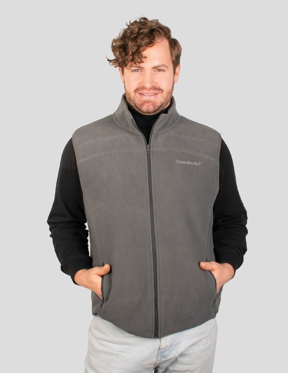Chaleco polar fleece con bolsillos para hombre 1