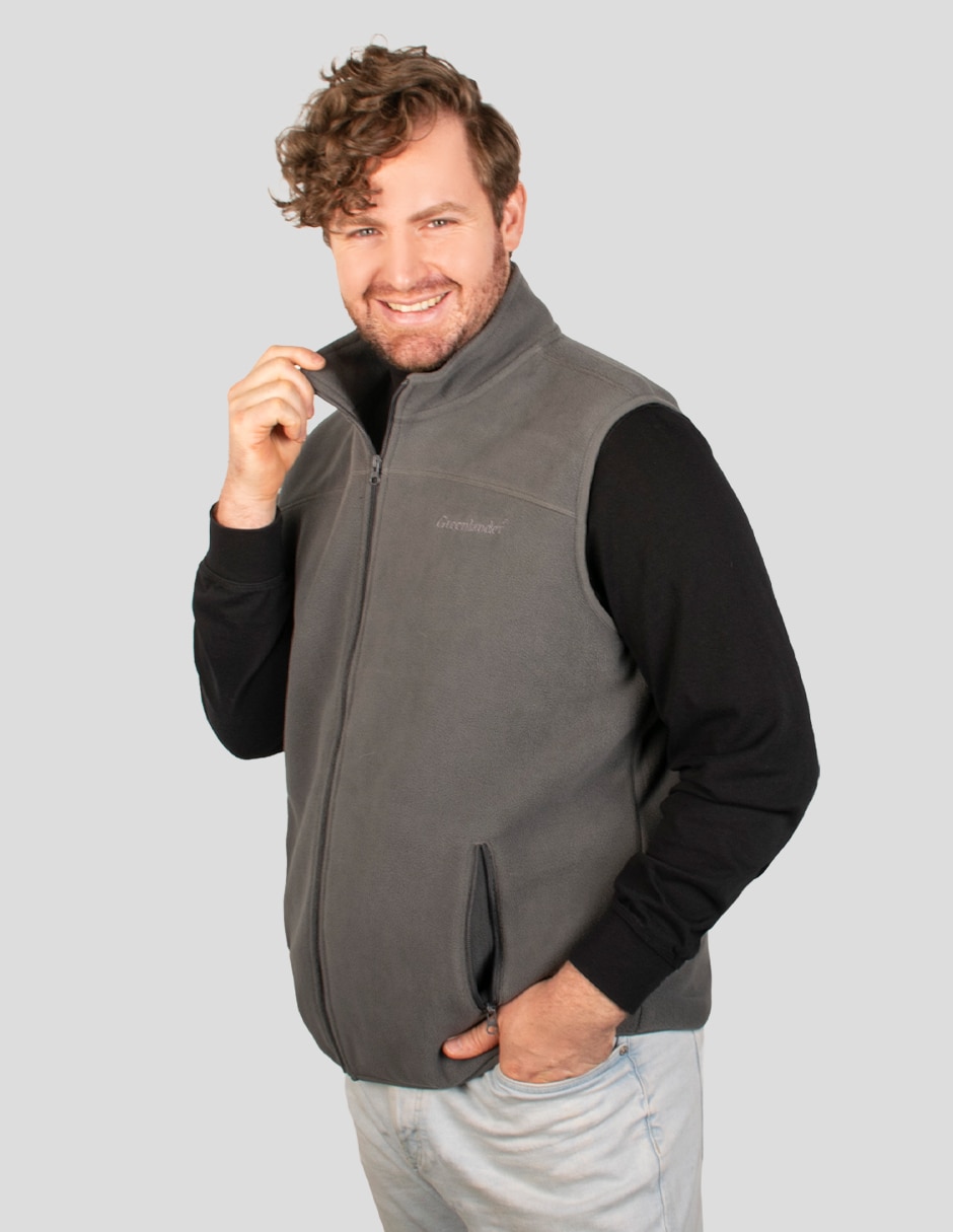 Chaleco polar fleece con bolsillos para hombre 3