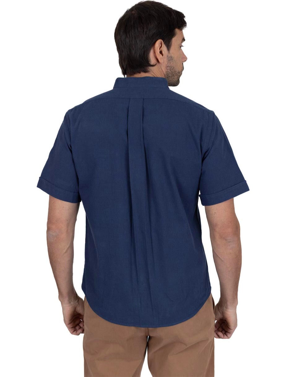 Camisa casual de algodón manga larga para hombre 3