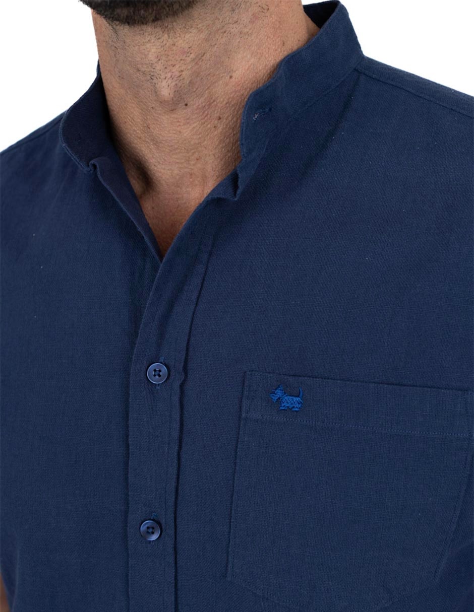 Camisa casual de algodón manga larga para hombre 4