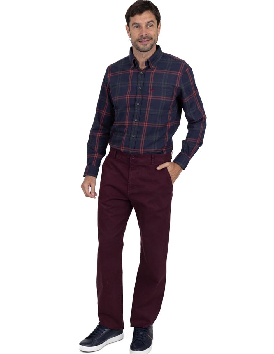 Pantalón chino recto para hombre 2