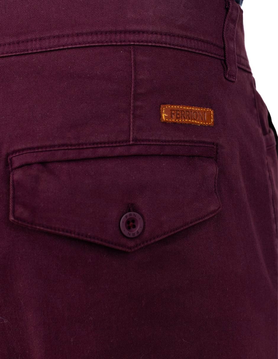 Pantalón chino recto para hombre 4