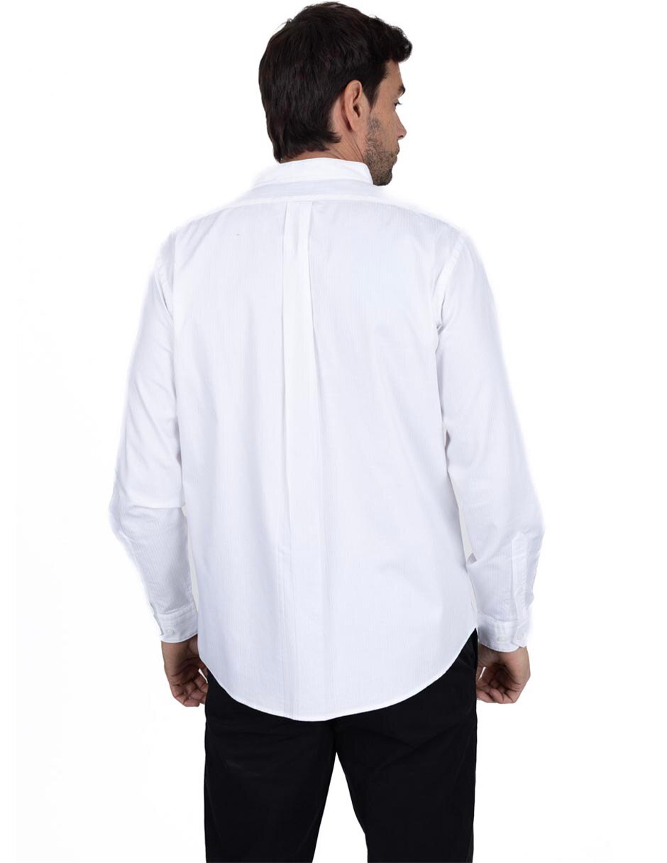Camisa casual de algodón manga larga para hombre 3