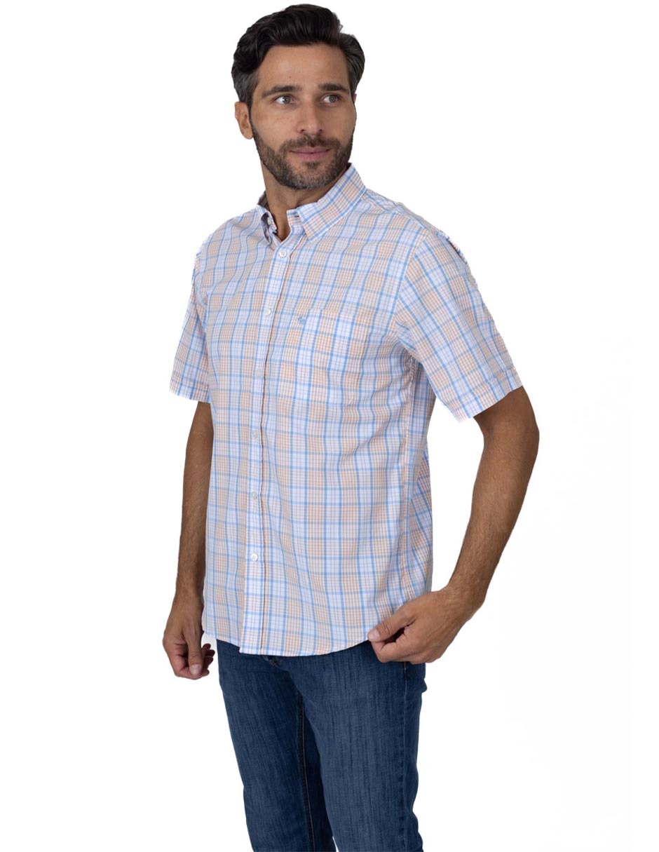 Camisa casual de manga corta para hombre Camisa casual de manga corta para hombre