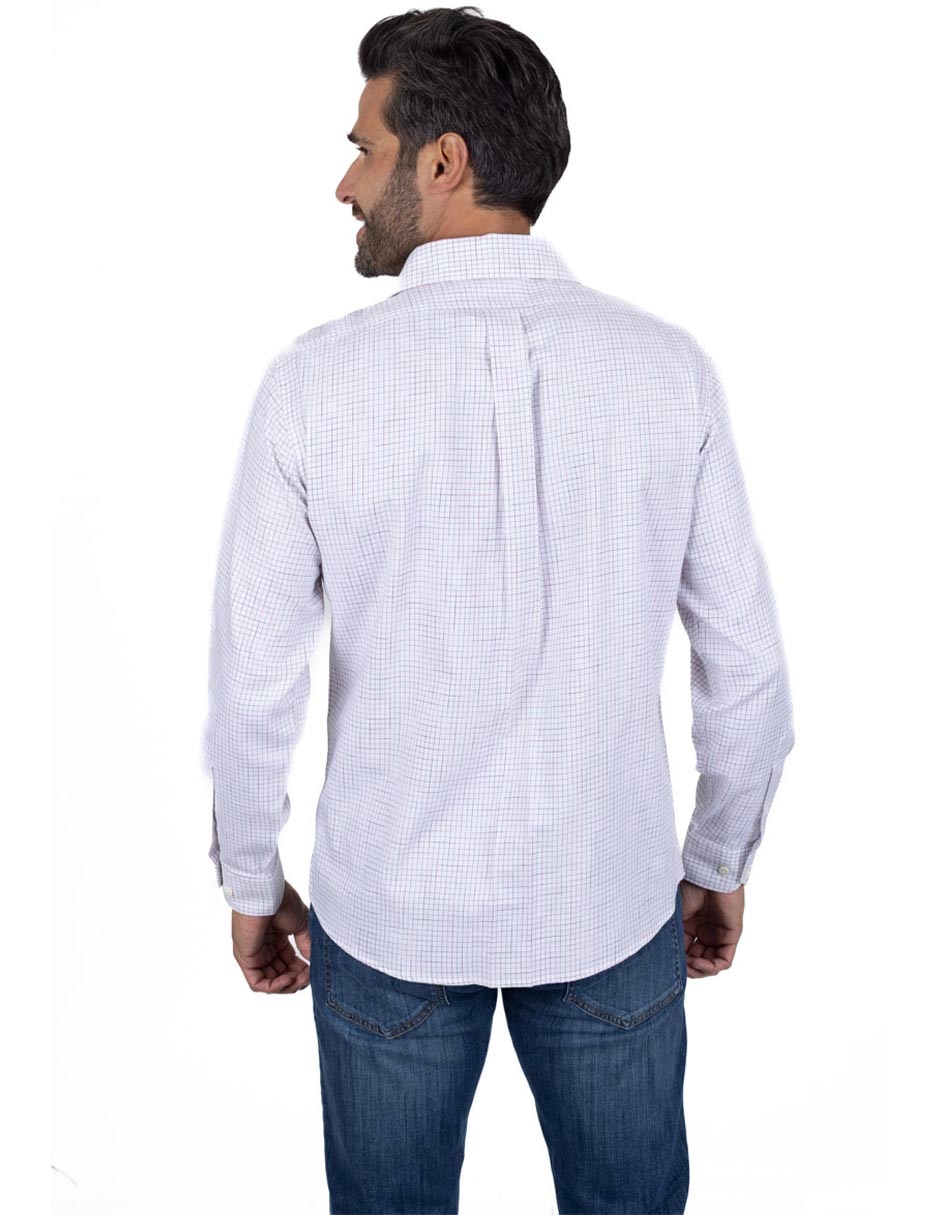 Camisa casual de algodón manga larga para hombre 3