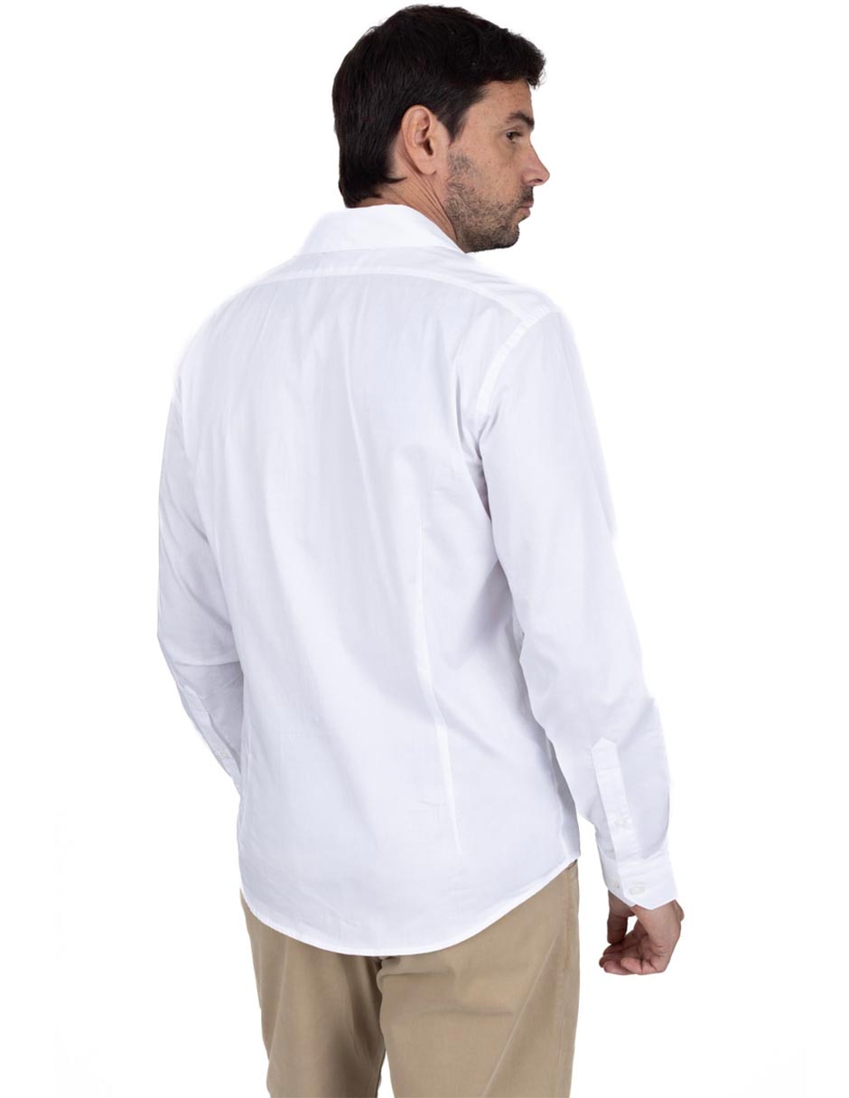 Camisa casual de algodón manga larga para hombre 3