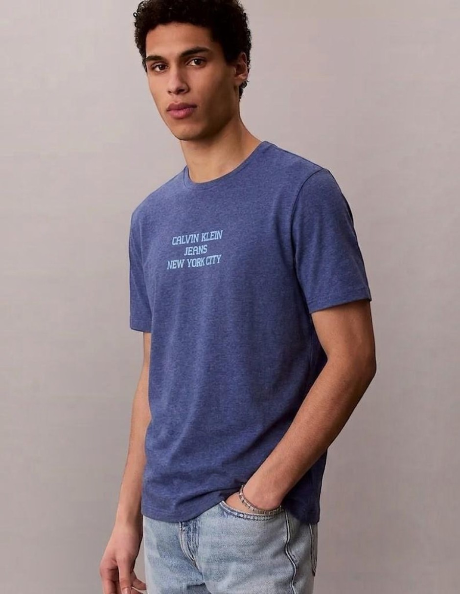 Playera New York Jeans cuello redondo para hombre