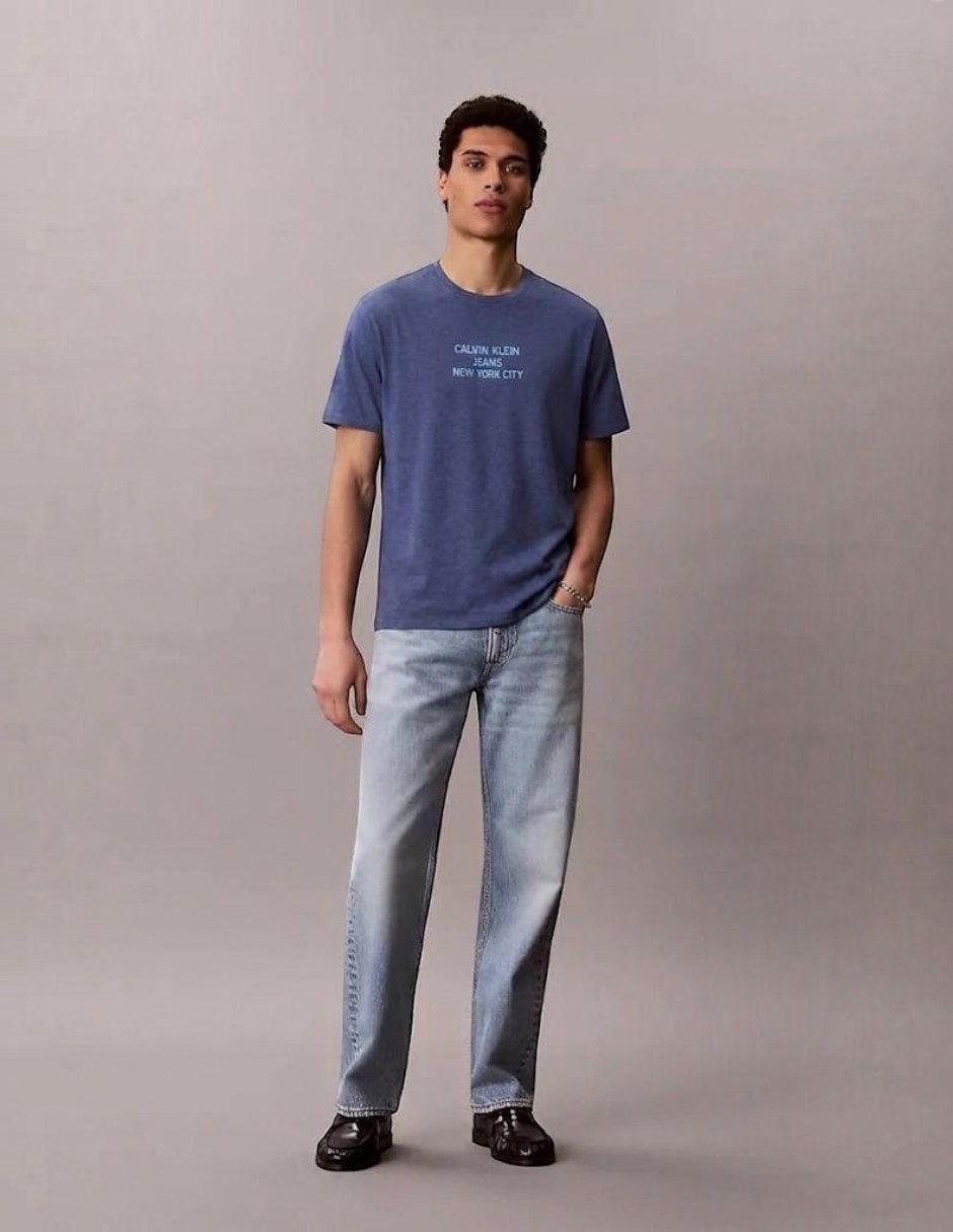 Playera New York Jeans cuello redondo para hombre