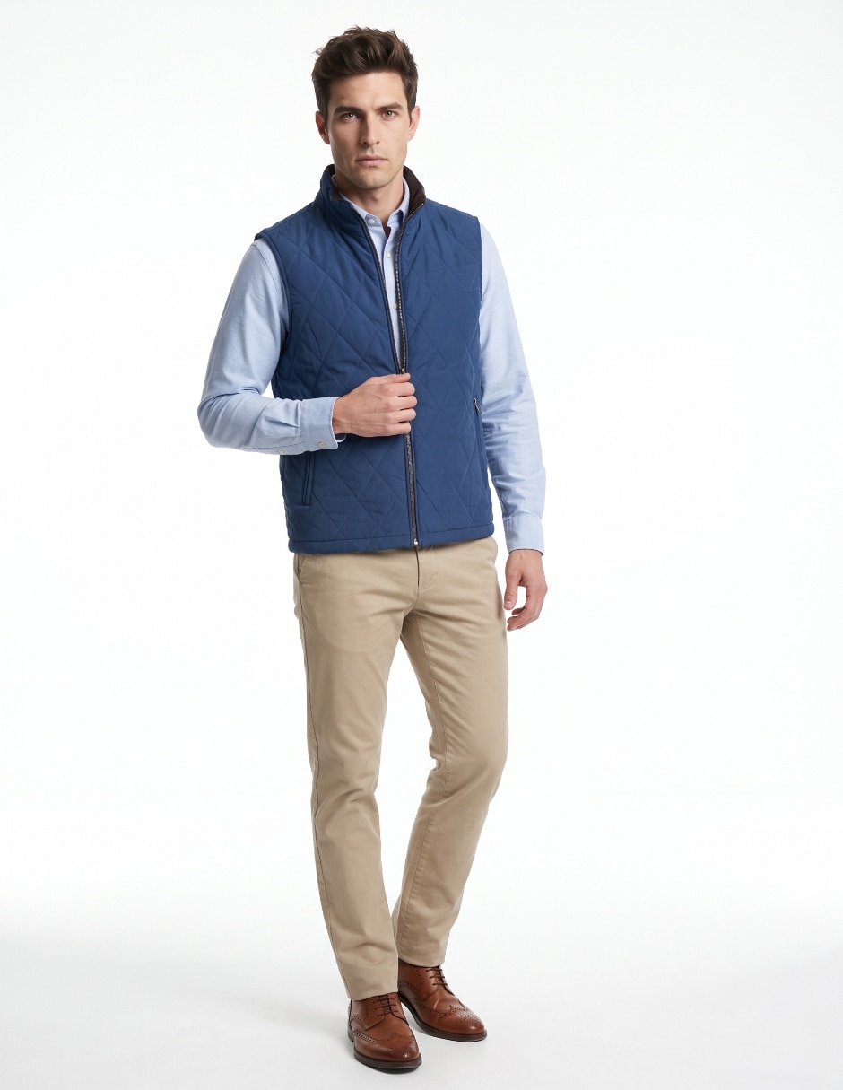Chaleco con bolsillos para hombre Chaleco con bolsillos para hombre