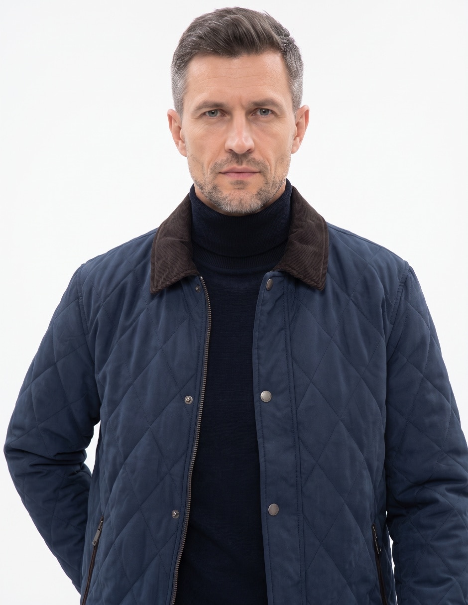Chamarra casual con bolsillos para hombre 3