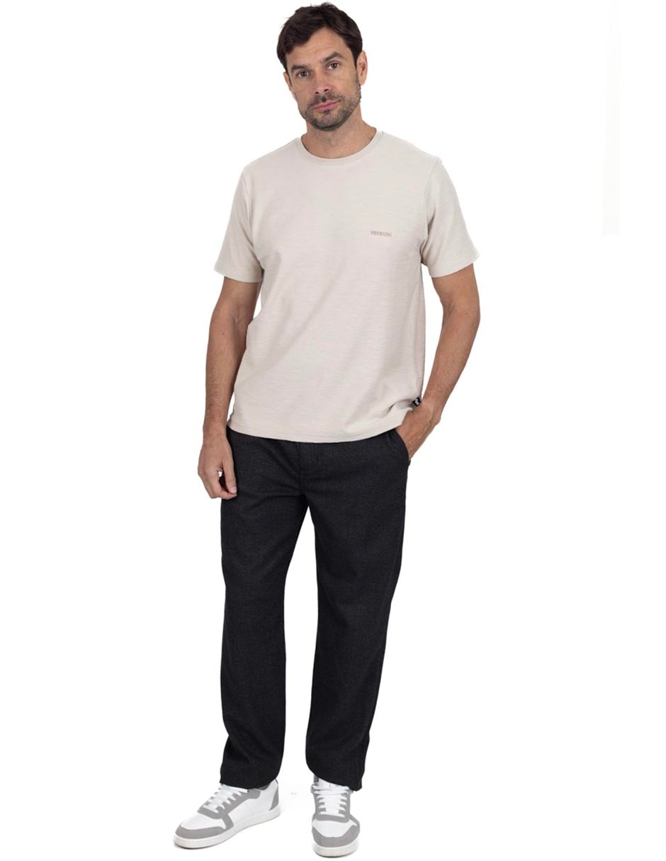 Playera cuello redondo para hombre 2