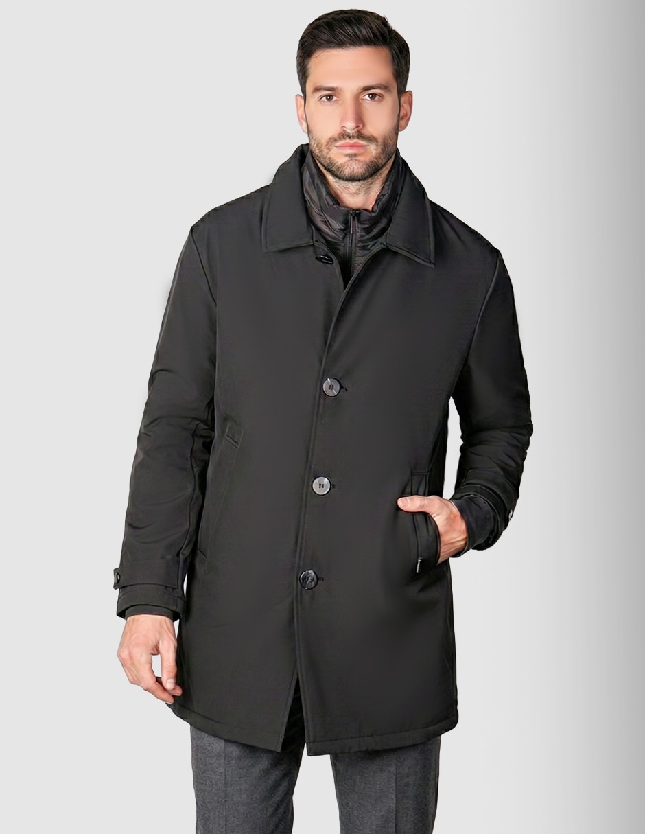 Gabardina largo para hombre