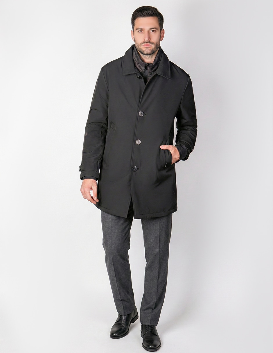 Gabardina largo para hombre 4