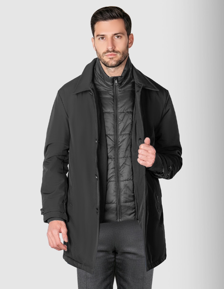 Gabardina largo para hombre 5