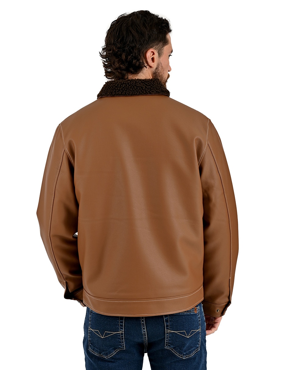 Chamarra casual con bolsillos para hombre 5