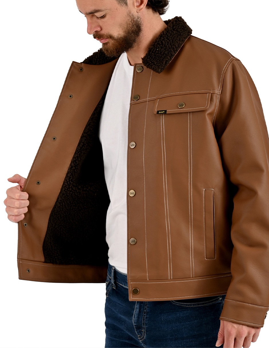 Chamarra casual con bolsillos para hombre 3