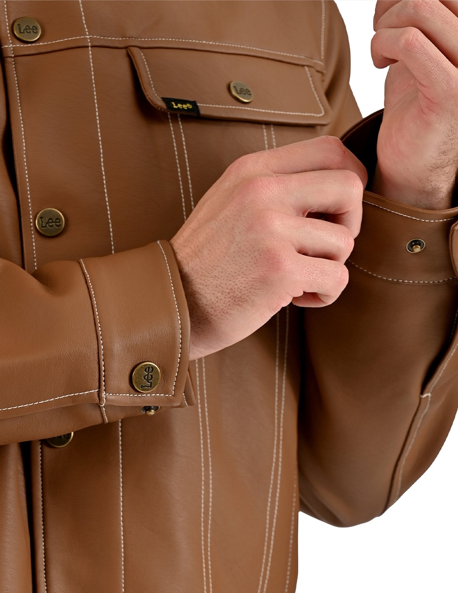 Chamarra casual con bolsillos para hombre 6