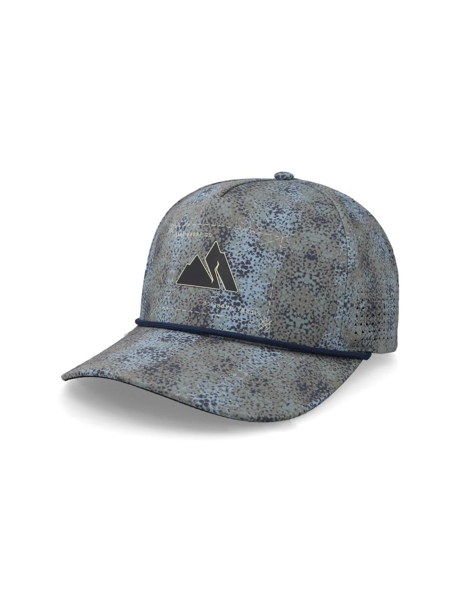 Gorra visera curva correa ajustable casual para hombre