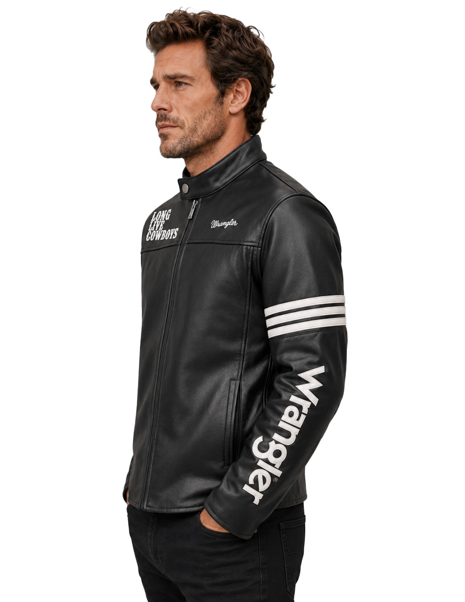 Chamarra casual con bolsillos para hombre