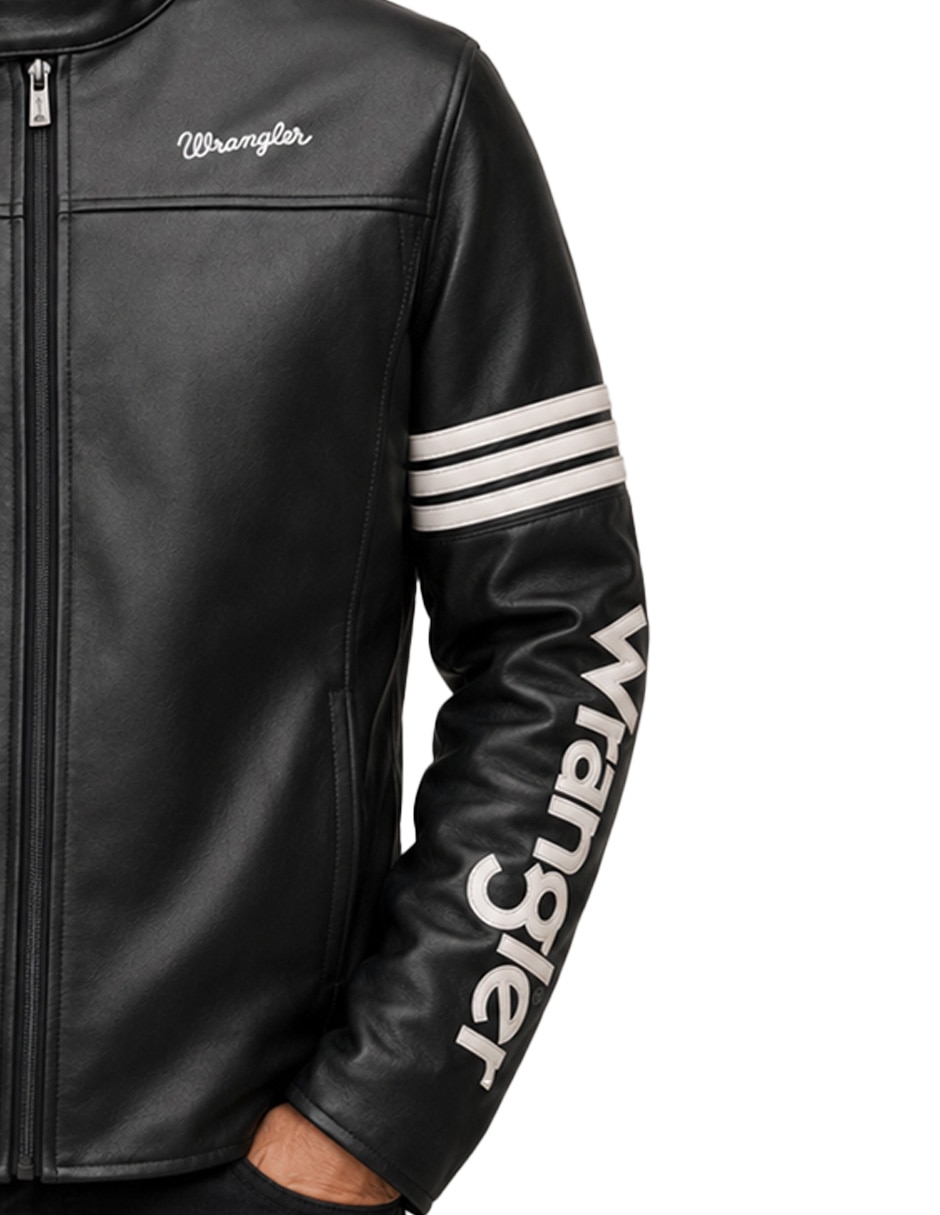 Chamarra casual con bolsillos para hombre