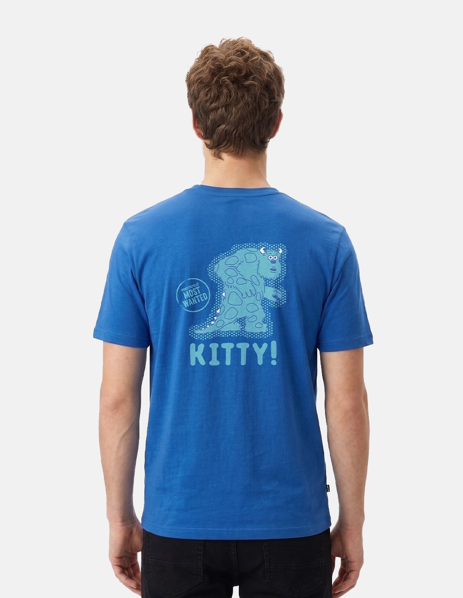Playera pixar core kitty cuello redondo para hombre