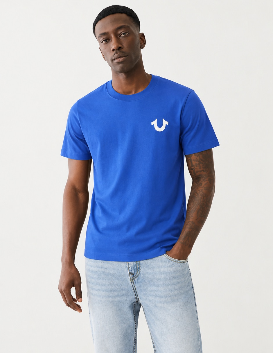 Playera cuello redondo para hombre
