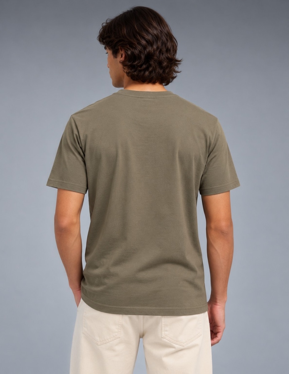 Playera cuello redondo para hombre