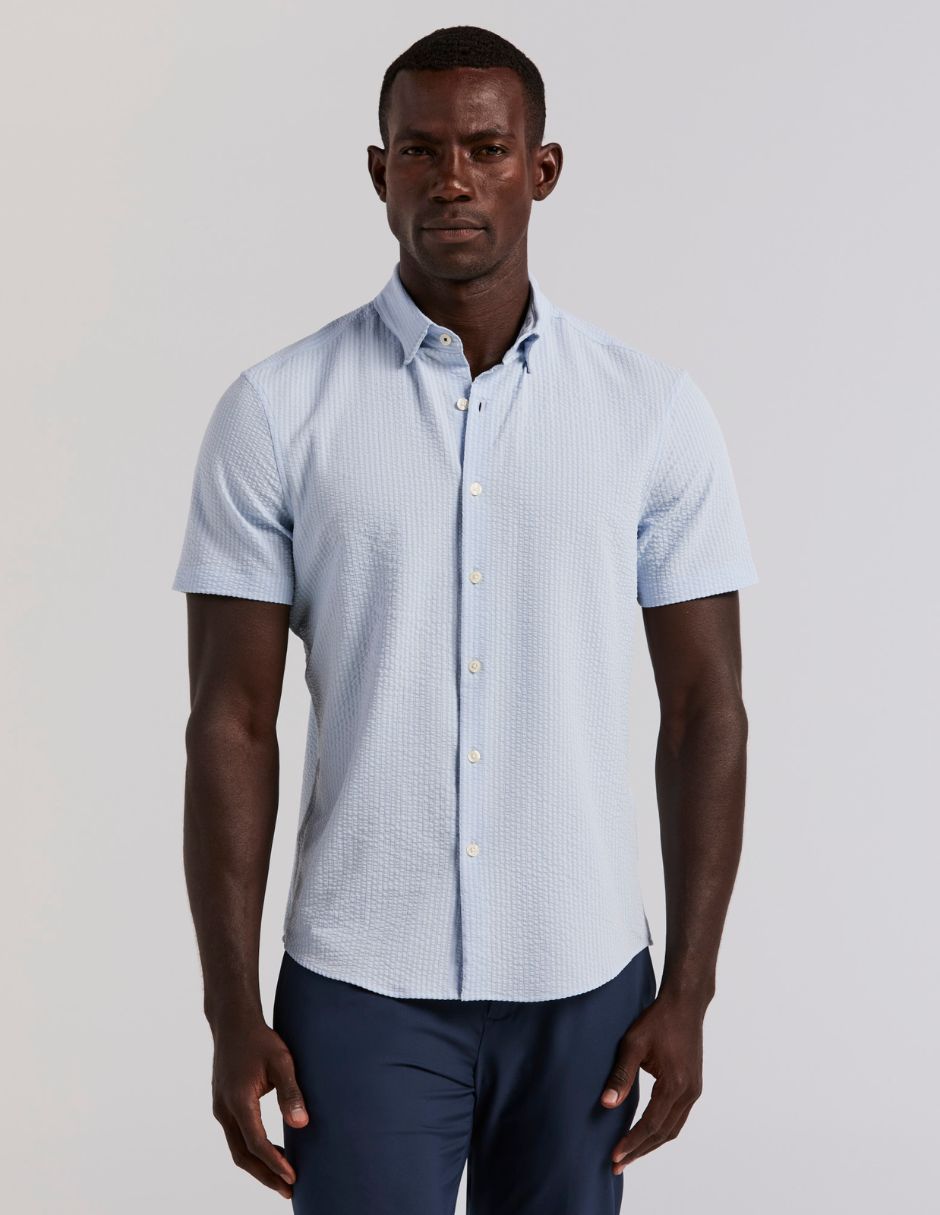 Camisa casual manga corta para hombre