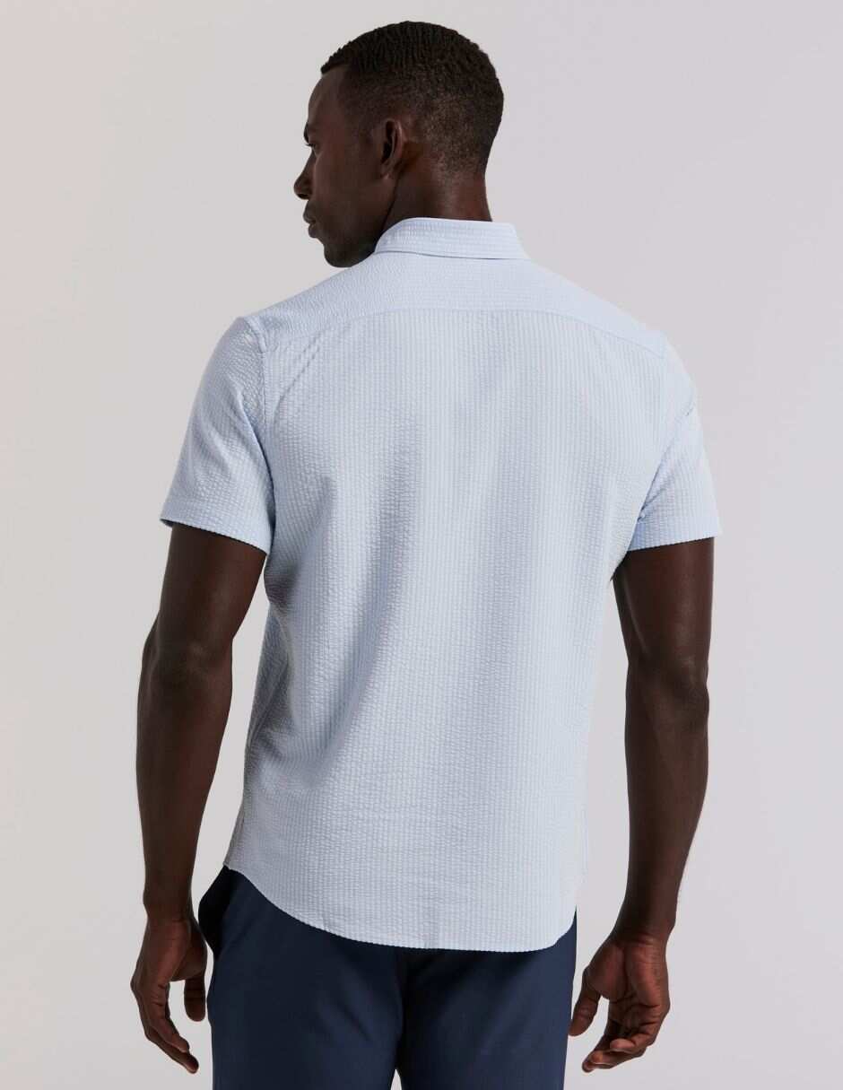 Camisa casual manga corta para hombre