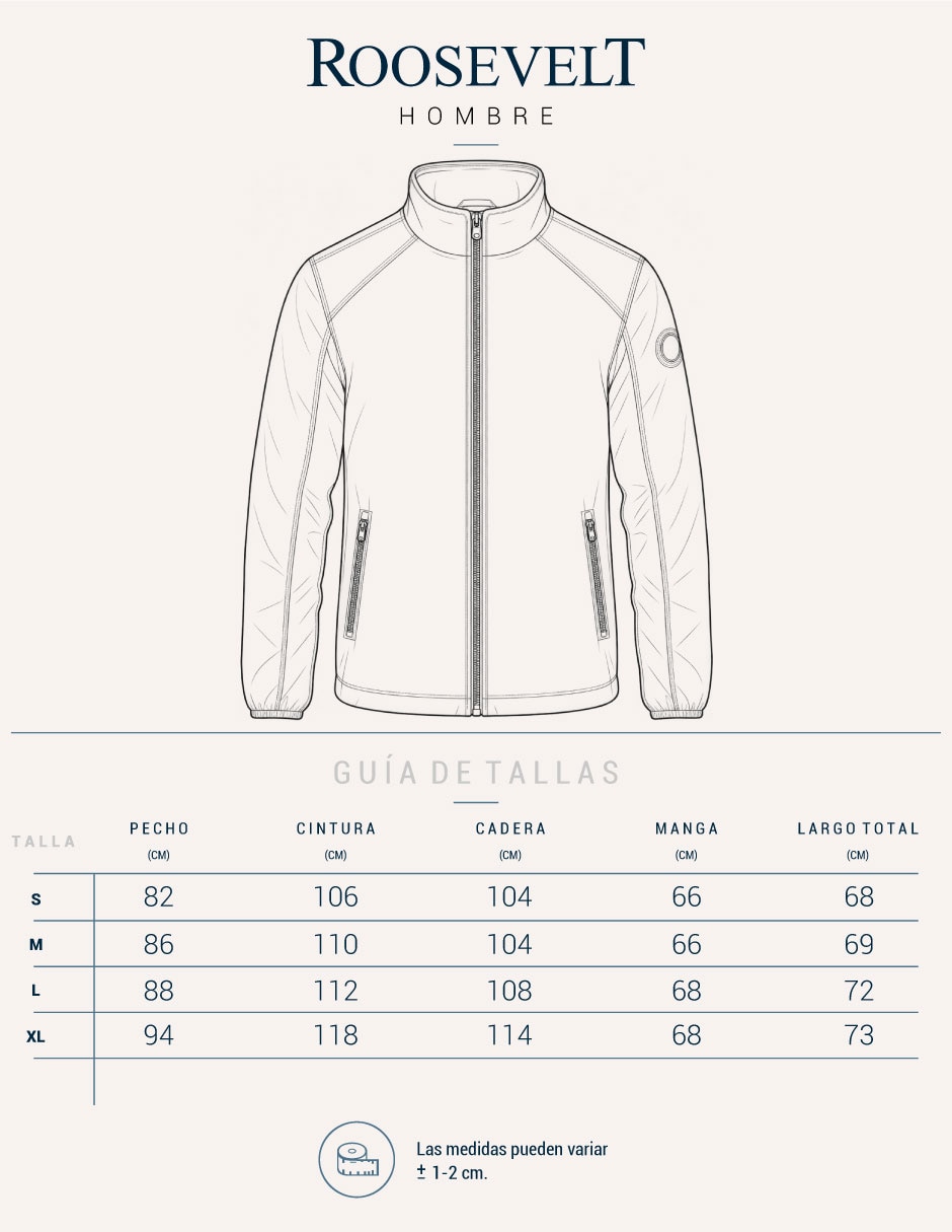 Chamarra casual sin capucha para hombre 6