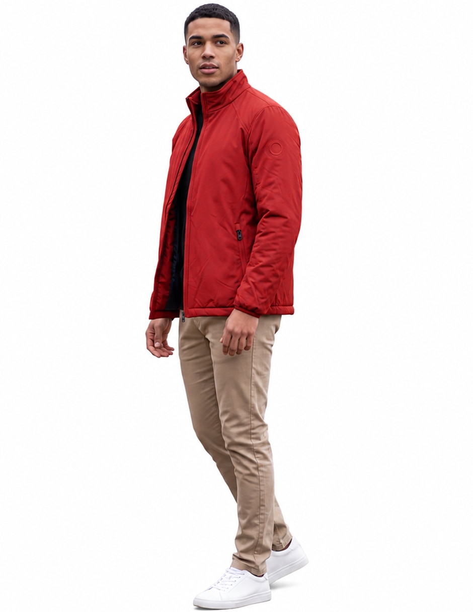 Chamarra casual sin capucha para hombre 5