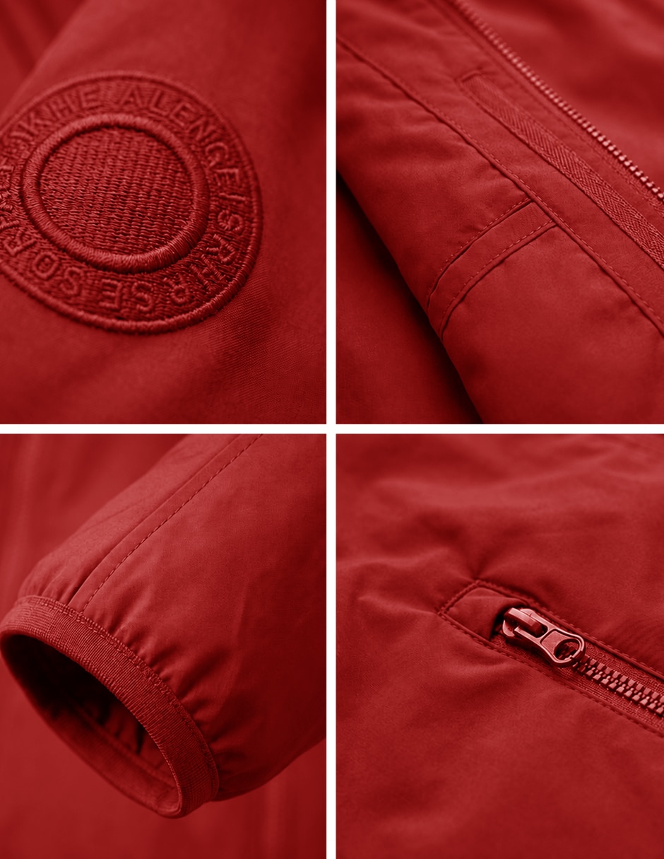 Chamarra casual sin capucha para hombre 3