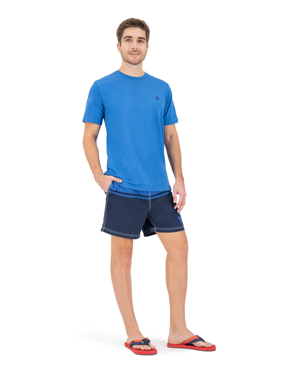 Traje de baño cordones decorativos para hombre