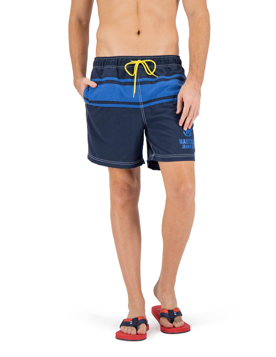 Traje de baño cordones decorativos para hombre 4